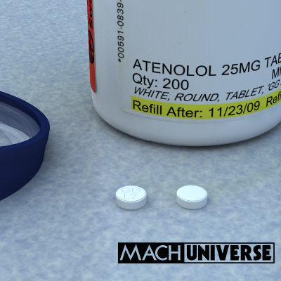 prescription bottles 3d lwo - Medicine Bottles... by machuniverse