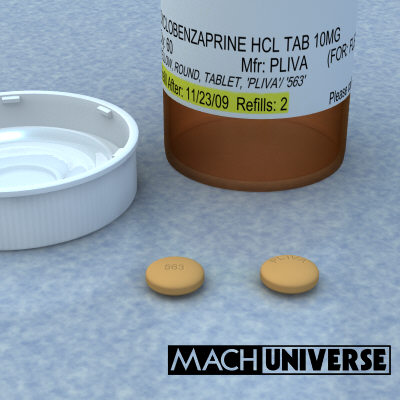 prescription bottles 3d lwo - Medicine Bottles... by machuniverse