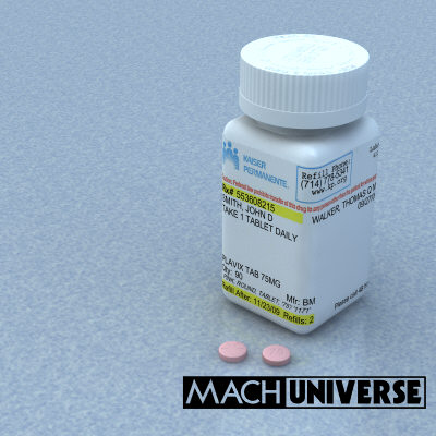 prescription bottles 3d lwo - Medicine Bottles... by machuniverse