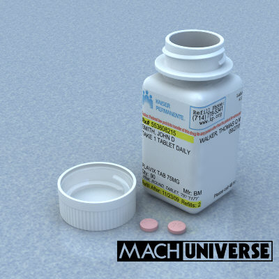 prescription bottles 3d lwo - Medicine Bottles... by machuniverse
