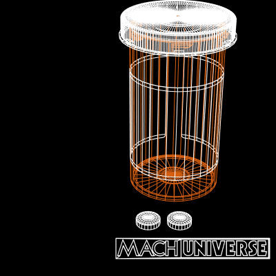 prescription bottles 3d lwo - Medicine Bottles... by machuniverse