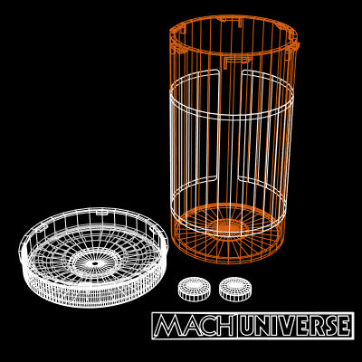 prescription bottles 3d lwo - Medicine Bottles... by machuniverse