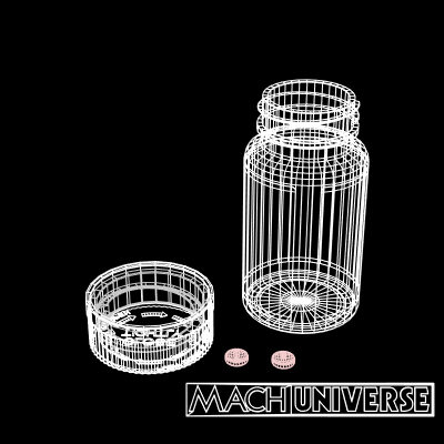 prescription bottles 3d lwo - Medicine Bottles... by machuniverse
