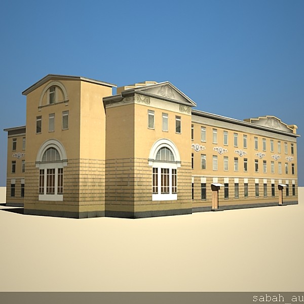 3d max building games - Building 05 Lowpoly by sabah_au