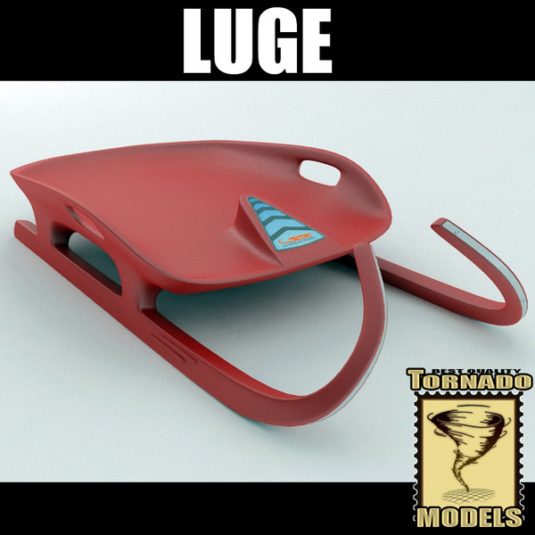 3d model luge sled - Luge Sled... by Tornado Studio