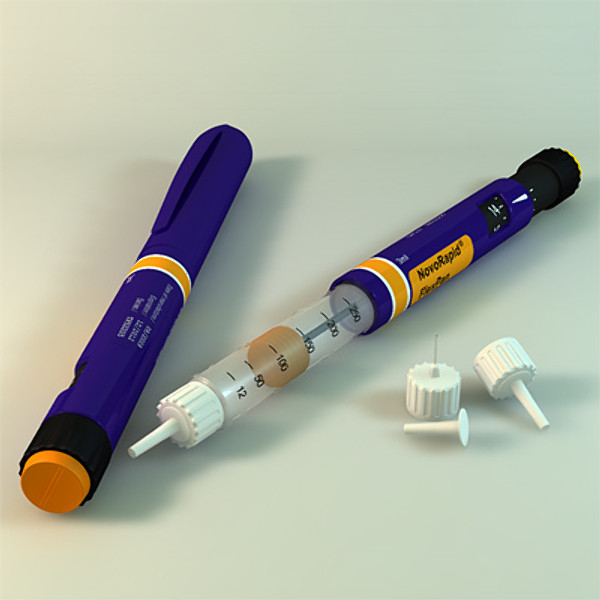insulin novo rapid 3d 3ds - Insulin FlexPen Novorapid by NesAn Studio