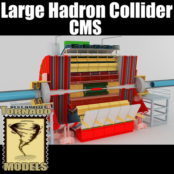 large hadron collider - x - Large Hadron Collider (LHC) - CMS by Tornado Studio