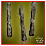 wooden pile trunk prisoners 3d max