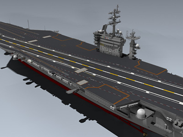 uss dwight d eisenhower 3d max - USS Dwight D. Eisenhower by Mesh Factory