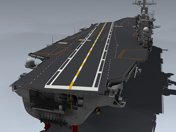 uss dwight d eisenhower 3d max - USS Dwight D. Eisenhower by Mesh Factory