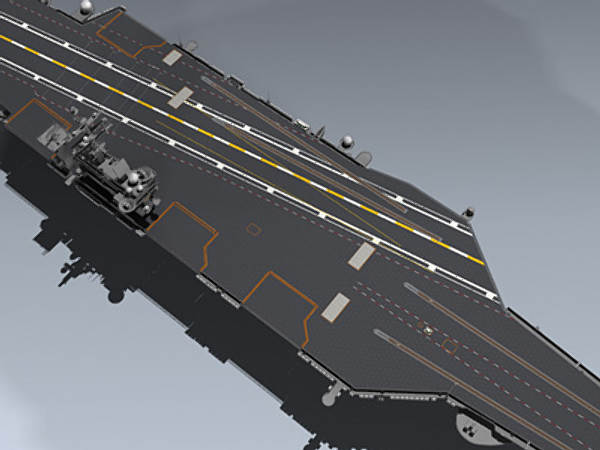 uss dwight d eisenhower 3d max - USS Dwight D. Eisenhower by Mesh Factory