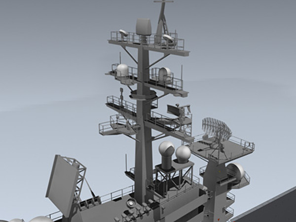 uss dwight d eisenhower 3d max - USS Dwight D. Eisenhower by Mesh Factory