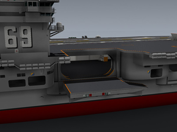 uss dwight d eisenhower 3d max - USS Dwight D. Eisenhower by Mesh Factory