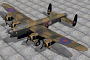 3d avro lancaster bomber model
