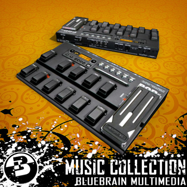 3ds max musical instrument - 01 - Music - Collection - 01 by BlueBrain