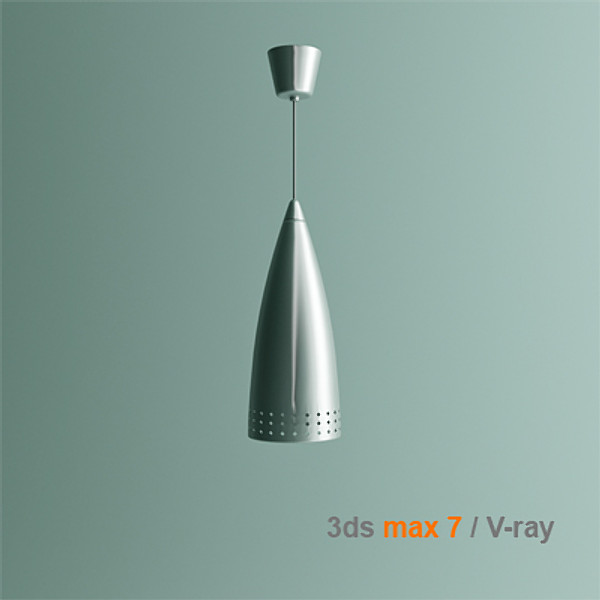 3d model modern lamp - pedant lamp by lajhar