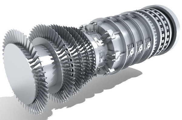 gas turbine 3d max - Gas Turbine by yusuf joher taherali