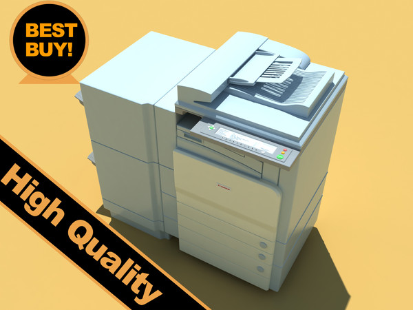 3d office photocopier - Photocopier by RippleDesign