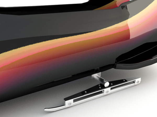 bobsleigh sled 3d model - Bobsleigh Sled - USA by Tornado Studio