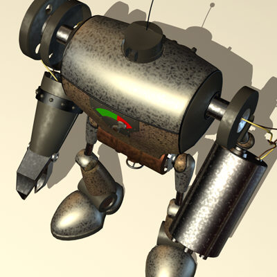 3d robot robo killer - Robo the killer... by little toyshop of uncle nazghul