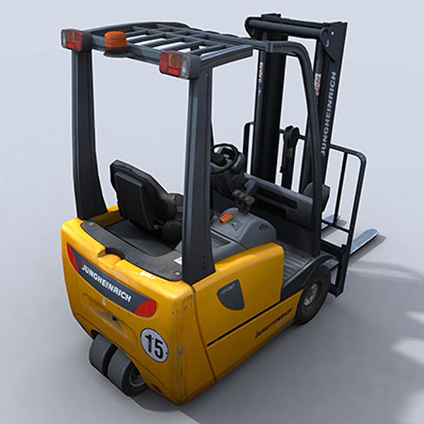 3ds max forklift 2 - Forklift 2 by papillon