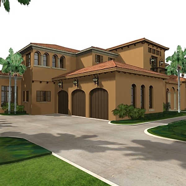 3ds max villa residence - Mana Residence by morihuela