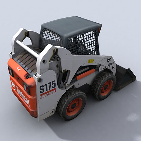 3d model bobcat skidsteer 2 - SkidSteer 2 by papillon
