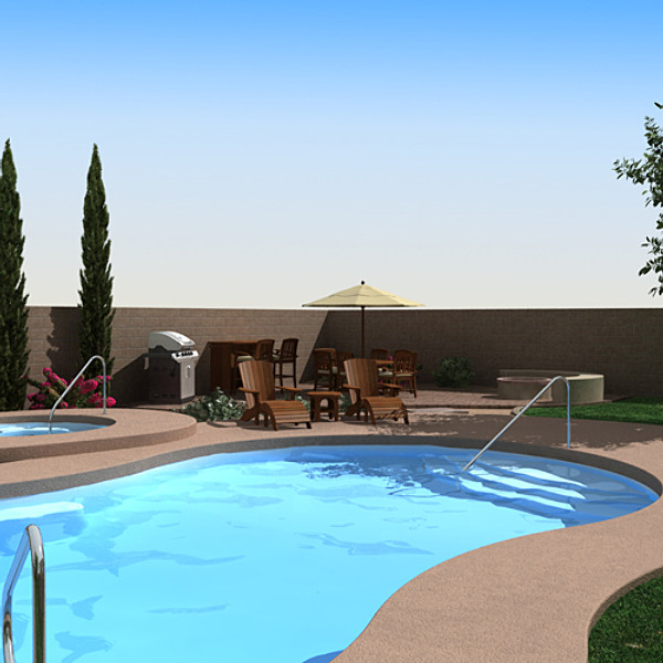 3d house interior exterior model - house interior/exterior by monkeyodoom