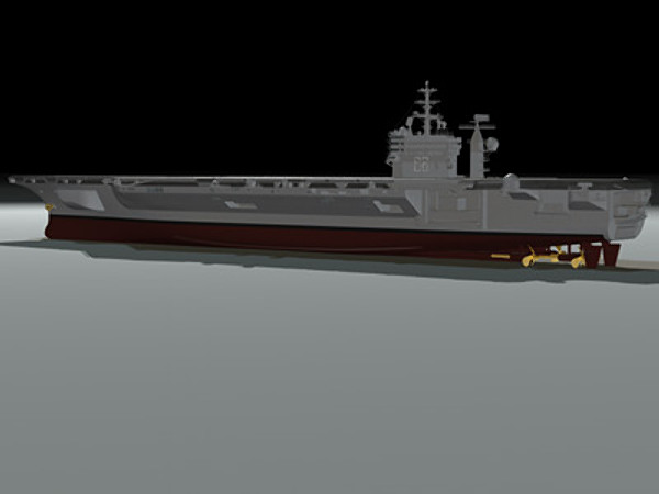 cvn-68 nimitz 3d max - Nimitz & F18E by earth art
