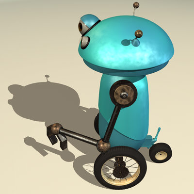 3ds max funny rupert retard - Rupert the Misguided Robot... by little toyshop of uncle nazghul