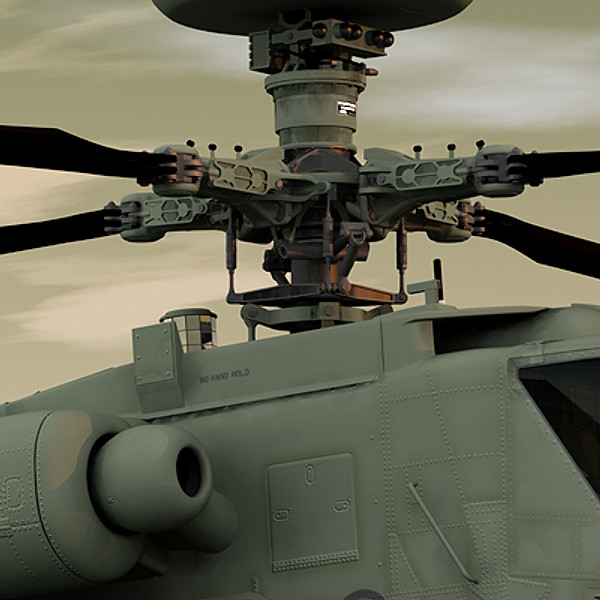 apache longbow helicopter 3d model - Apache Longbow Helicopter by Pekdemir