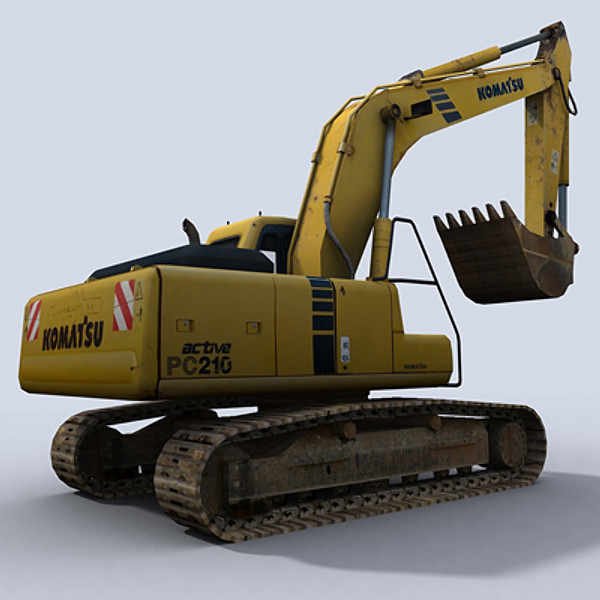 realtime machines construction public 3d model - Public Works Collection Vol.1 by papillon