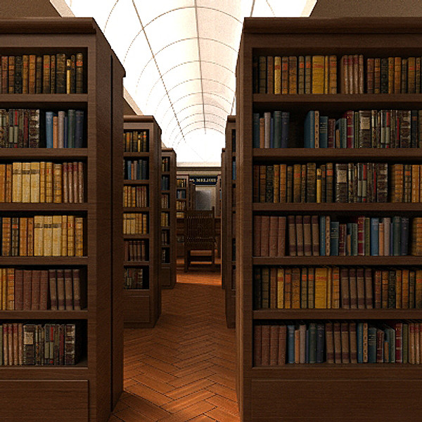 3dsmax interior library - Library Interior by scripter