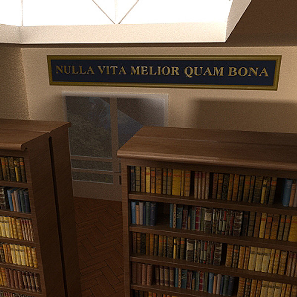 3dsmax interior library - Library Interior by scripter