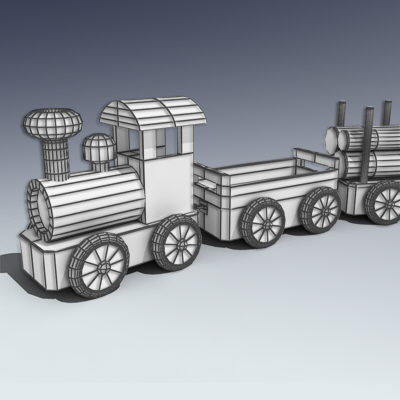 wooden toy train 3ds - Toy Train... by Adam Walker Film