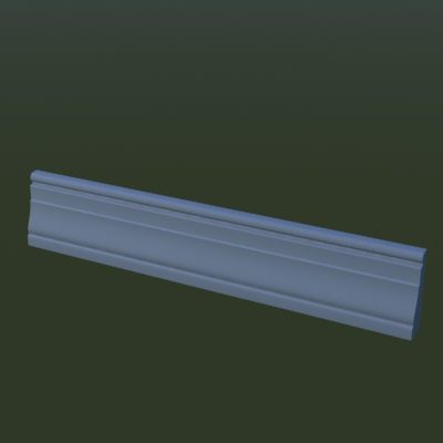 3d door nob trim - Door with nob and trim by Naceman