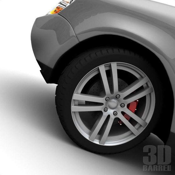maya generic car - Generic Car 004 - SUV by 3Dbarrel