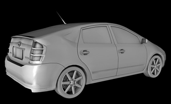 3d toyota prius model - Toyota Prius by Solancla
