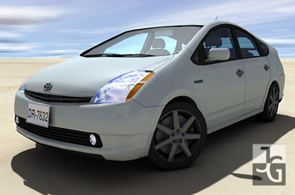 3d toyota prius model - Toyota Prius by Solancla