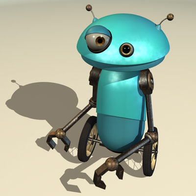 3ds max funny rupert retard - Rupert the Misguided Robot... by little toyshop of uncle nazghul