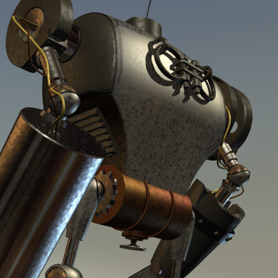 3d robot robo killer - Robo the killer... by little toyshop of uncle nazghul