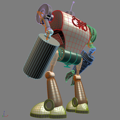 3d robot robo killer - Robo the killer... by little toyshop of uncle nazghul