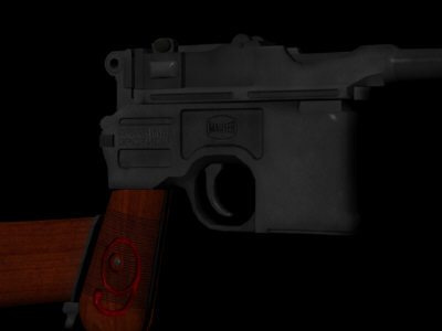 3d mauser red gun model - Mauser_RedNine.obj by fishzombie