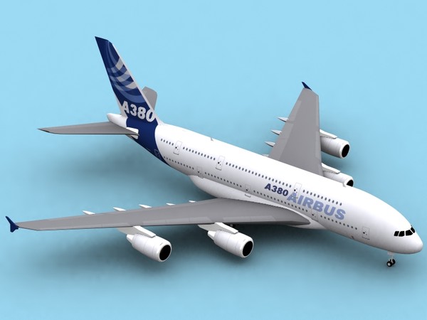 3d model jumbo airbus a380-800 - A380 747-400 747-SP - Jumbo Collection by PedroFaut