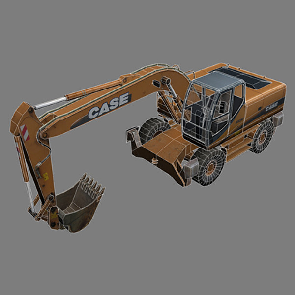 3d model excavator 2 - Excavator 2 by papillon
