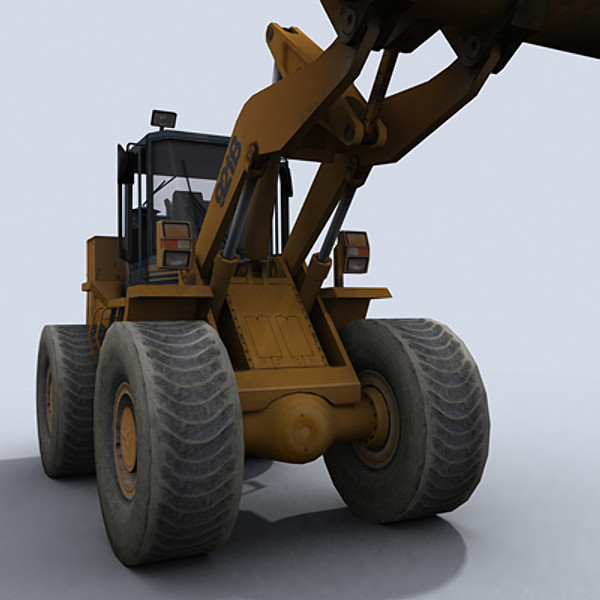 loader industrial 3d max - Front Loader 1 by papillon