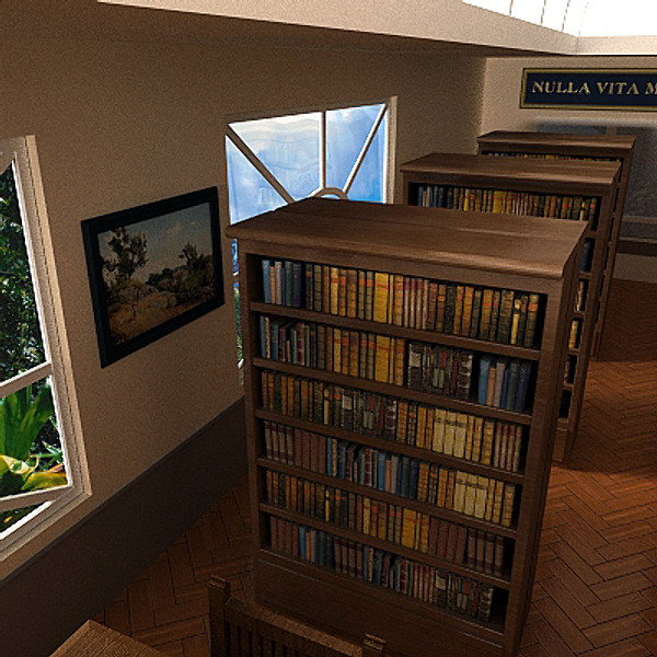 3dsmax interior library - Library Interior by scripter