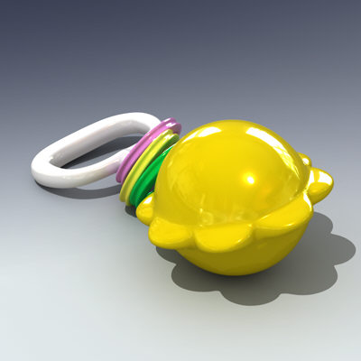 3d baby rattle model - Rattle by Adam Walker Film