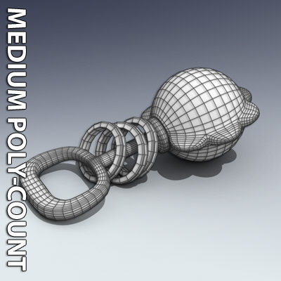 3d baby rattle model - Rattle by Adam Walker Film
