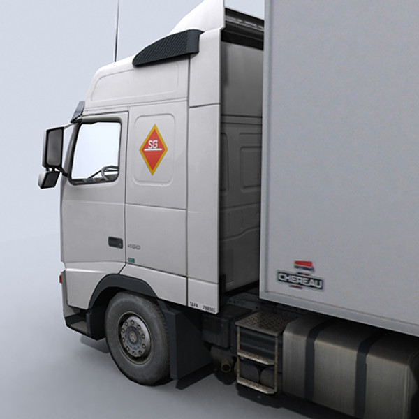 refrigerated transport truck 3ds - Refrigerated Transport Truck 1 by papillon